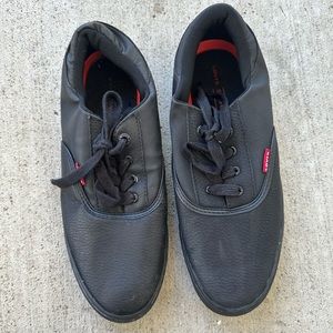 LEVI'S Men's Ethan C Perf Wx Ul Nb Black Mono Chrome Sneakers Size 9.5 M